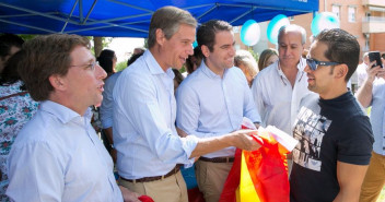 Teodoro García Egea en el acto 