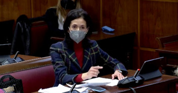 Patricia Rodríguez durante su intervención.