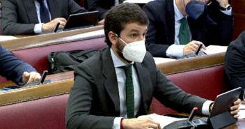 El senador por Palencia y portavoz de Defensa del Grupo Popular en el Senado, Rodrigo Mediavilla,