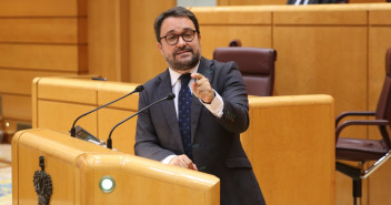 El portavoz adjunto del Grupo Parlamentario Popular y senador por Canarias, Asier Antona