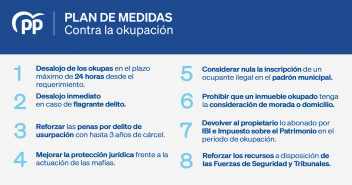 Plan de medidas contra la okupación