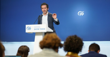 El portavoz de campaña y vicesecretario de Cultura y Sociedad Abierta del Partido Popular, Borja Sémper