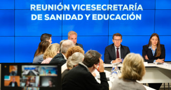 Reunión con los consejeros de Educación del partido