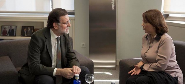 Mariano Rajoy se reúne con Mitzy Capriles, mujer del alcalde de Caracas encarcelado en Venezuela