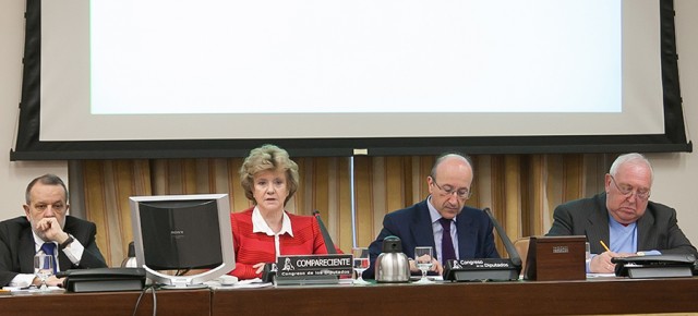 La Defensora del Pueblo durante su comparecencia en la Comisión. Foto: Congreso de los Diputados