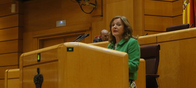 La senadora popular, Francisca Mendiola