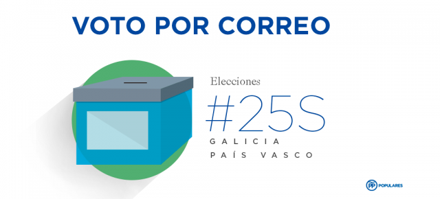 Voto por correo - Elecciones 25S