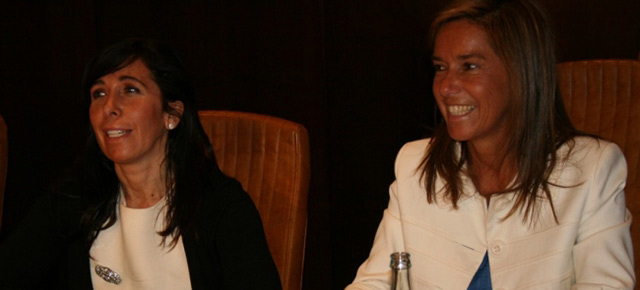Ana Mato y Alicia Sánchez Camacho durante la presentación de la Convención Nacional del PP que tendrá lugar el 13. 14 y 15 de noviembre
