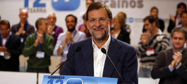 Mariano Rajoy en la clausura del XII Congreso del PP de Vizcaya
