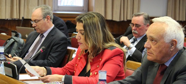 Mª Dolores Vázquez en la Comisión de Agricultura en el Senado