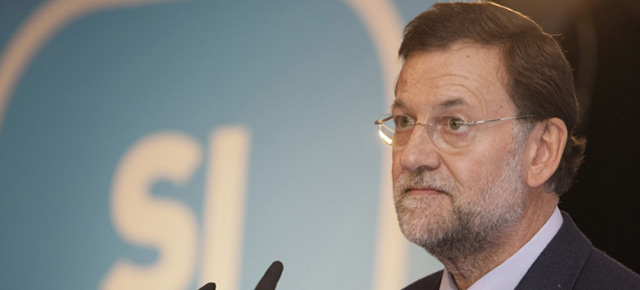Mariano Rajoy en un acto con agricultores en Ciudad Real