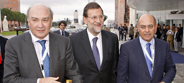 Mariano Rajoy ha participado en un almuerzo-coloquio organizado por la CEOE 