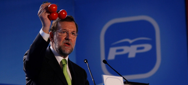 El presidente del Partido Popular durante su intervención en Málaga