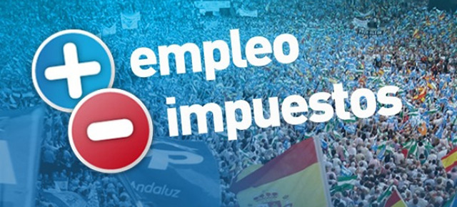 Más empleo, menos impuestos. ¡Juntos podemos! Domingo 7 de febrero Atarfe (Granada)