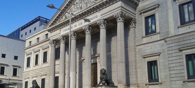 Fachada del Congreso de los Diputados