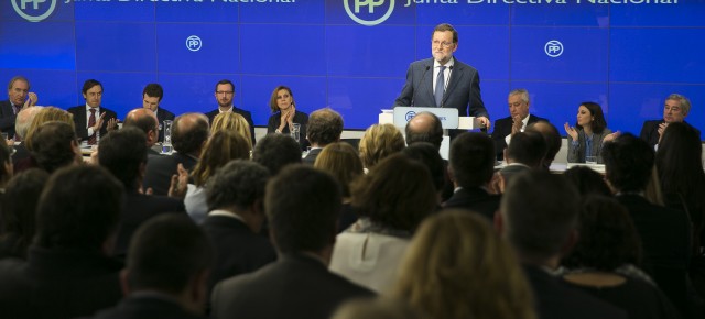 Mariano Rajoy interviene en la Junta Directiva Nacional