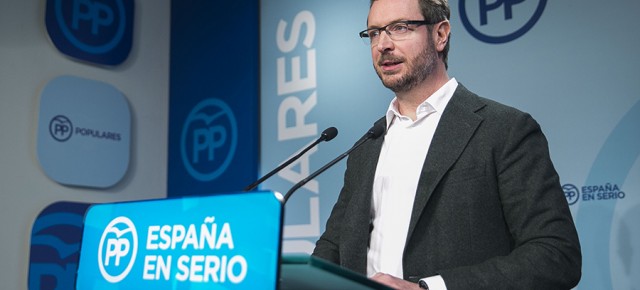 El vicesecretario de Sectorial del PP, Javier Maroto