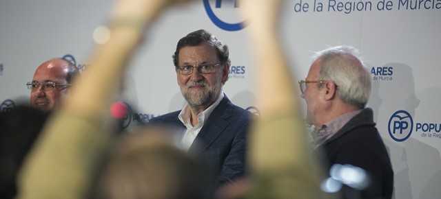 Mariano Rajoy preside la reunión de la Junta Directiva del PP de Murcia
