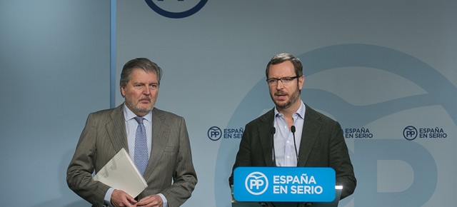 Rueda de prensa de Javier Maroto con Íñigo Méndez de Vigo
