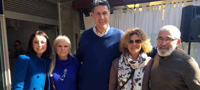 Andrea Levy y Xavier García Albiol visitan Badalona