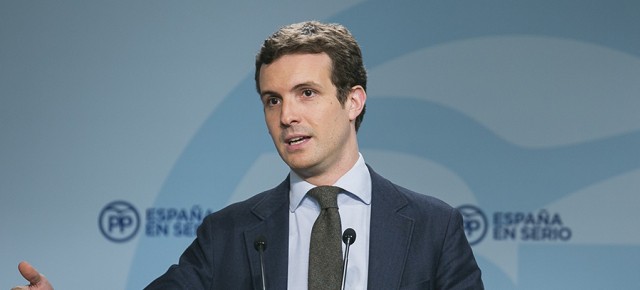 El vicesecretario de Comunicación del PP, Pablo Casado