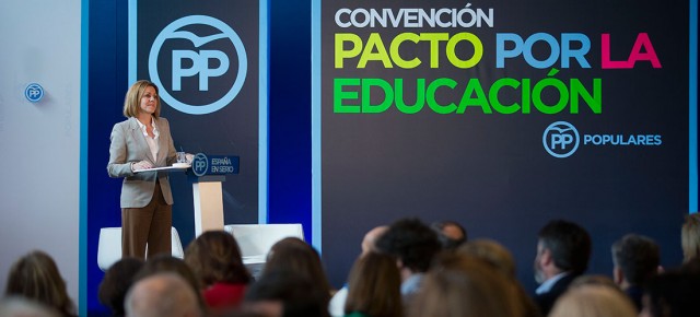 Mª Dolores de Cospedal, Secretaria General del Partido Popular en la Convención sobre Pacto por la Educación