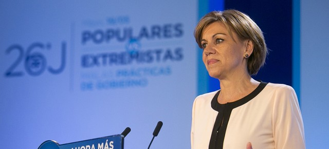 La secretaria general del Partido Popular, María Dolores de Cospedal