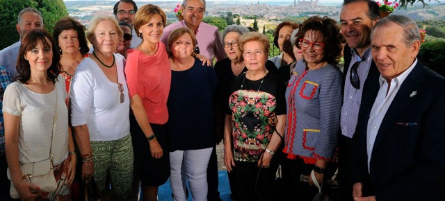 La secretaria general del Partido Popular, María Dolores Cospedal, en Toledo