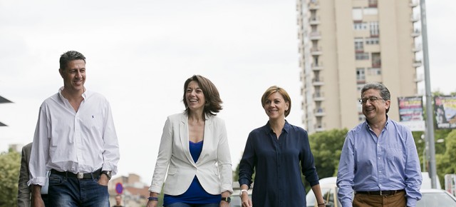 María Dolores de Cospedal visita Girona