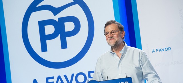 Mariano Rajoy interviene en un acto en Toledo
