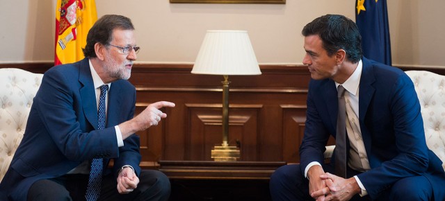 Mariano Rajoy se reúne con Pedro Sánchez