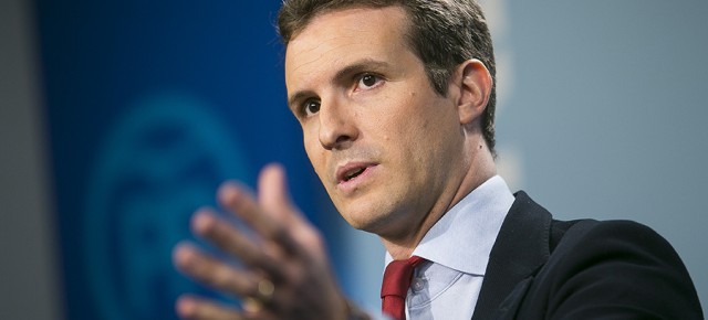 El vicesecretario de Comunicación del PP, Pablo Casado