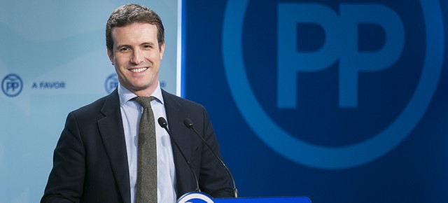 El vicesecretario de Comunicación del PP, Pablo Casado