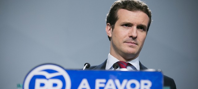 El vicesecretario de Comunicación del PP, Pablo Casado