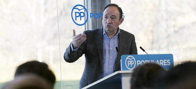 El presidente del PP de La Rioja, Pedro Sanz