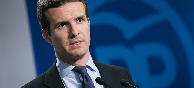 El vicesecretario de Comunicación del PP, Pablo Casado