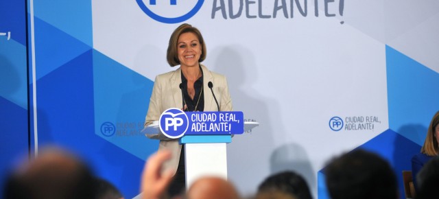 Mª Dolores Cospedal inaugura  el XIV Congreso Provincial del PP de Ciudad Real