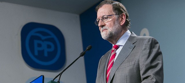 El presidente del Gobierno y del Partido Popular, Mariano Rajoy