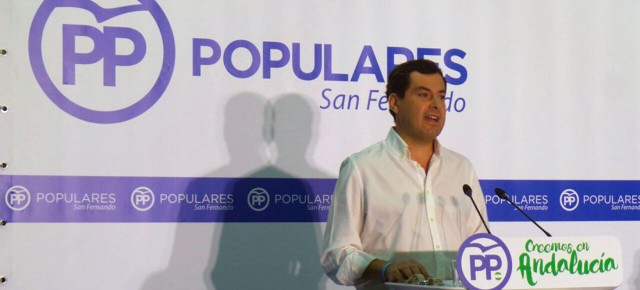 Juanma Moreno clausura el congreso del PP de San Fernando