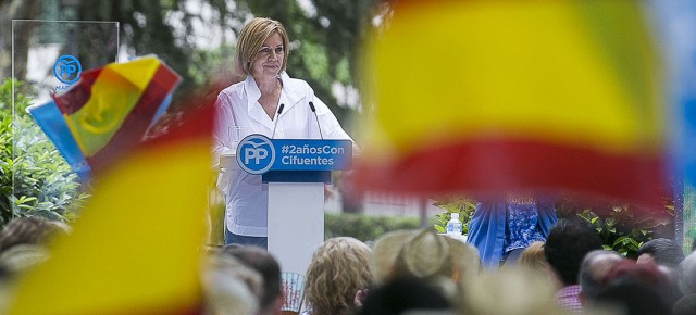 Mª Dolores Cospedal clausura el acto de balance de dos años de gobierno de Cifuentes en Madrid