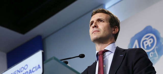 El vicesecretario de Comunicación del PP, Pablo Casado