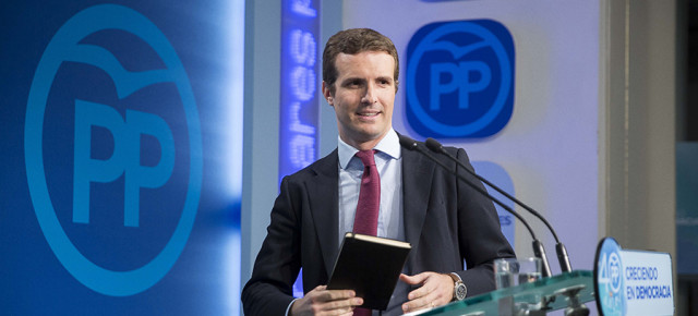 El vicesecretario de Comunicación del PP, Pablo Casado