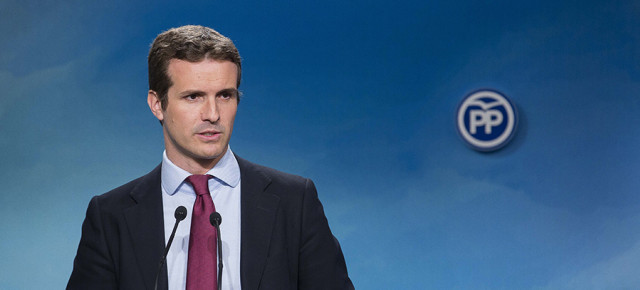 El vicesecretario de Comunicación del PP, Pablo Casado