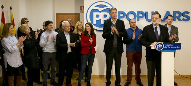 Mariano Rajoy inaugura la nueva sede del PPC en Badalona