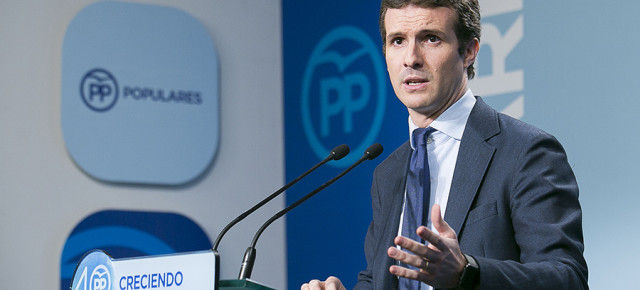 El vicesecretario de Comunicación del PP, Pablo Casado