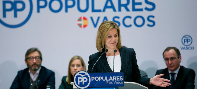 Cospedal preside la Junta Directiva del PP del País Vasco