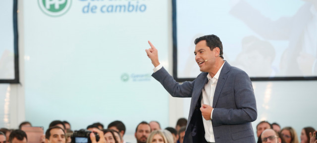 El presidente del PP de Andalucía, y candidato a las elecciones andaluzas, Juanma Moreno