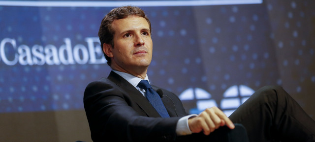 Fotos presidente Pablo Casado Foro El Mundo 