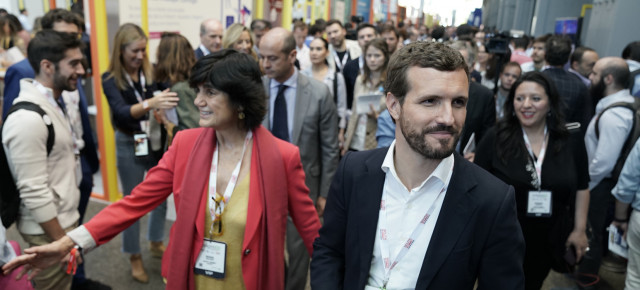 Pablo Casado visita el South Summit