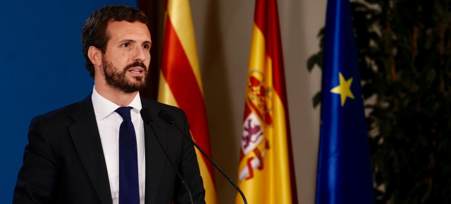 Pablo Casado en la Junta Directiva del PP de Cataluña